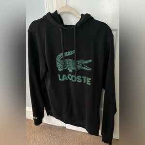 Lacoste Men's Black Hoodie Sweatshirt